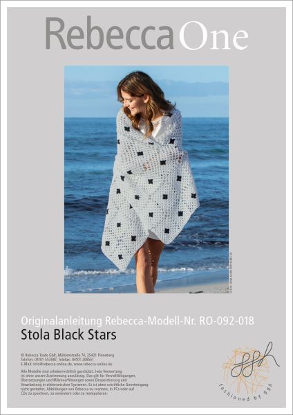 Anleitung - Stola Black Stars