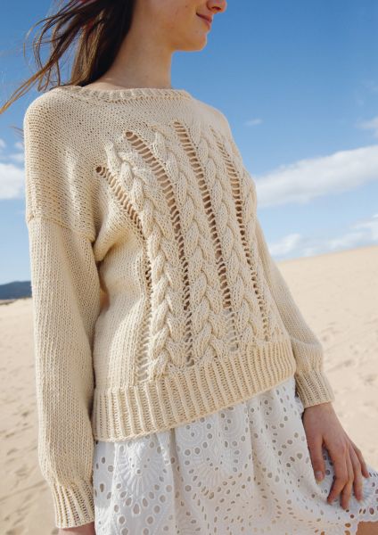 Knit pattern – cable knit jumper
