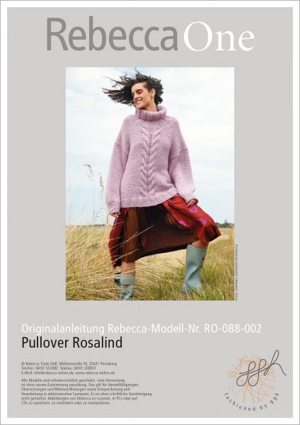 Anleitung - Pullover Rosalind