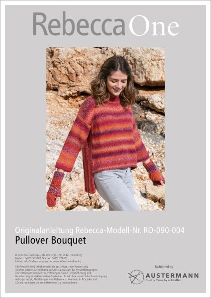 Anleitung - Pullover Bouquet