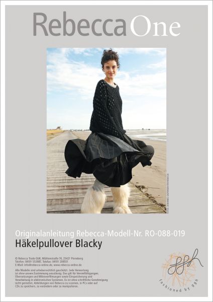 Anleitung - Häkelpullover Blacky