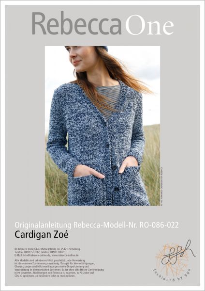 Strickanleitung - Cardigan Zoé