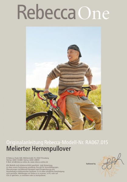 Melierter Herrenpullover